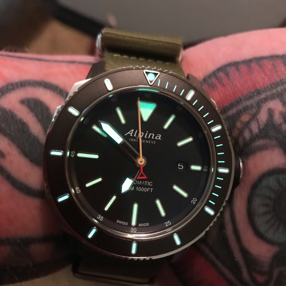 (Sold)Alpina sea strong automatic 300m - Picture 5 of 6
